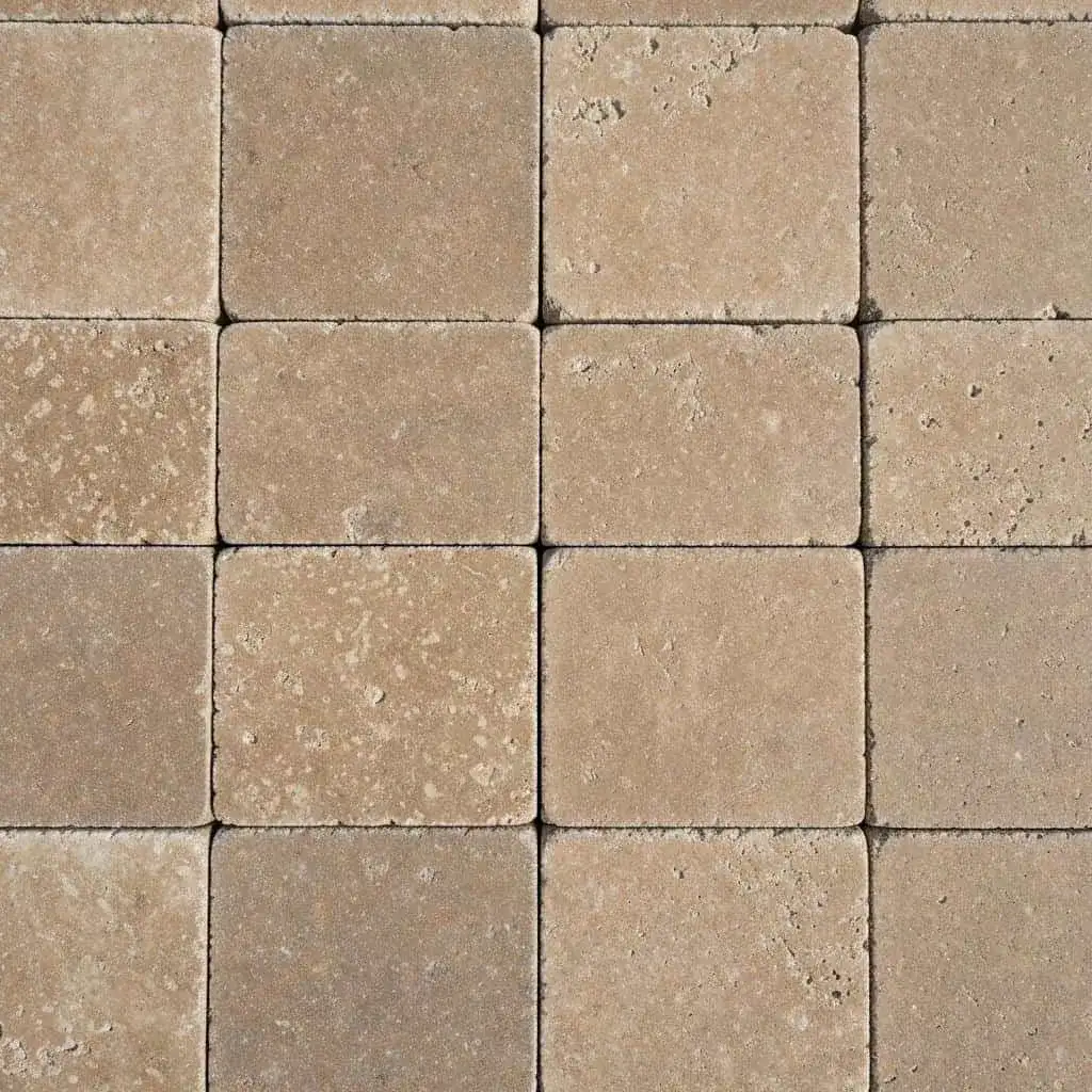 Natural / Matte Finish paver sealer example — Florida hardscaping